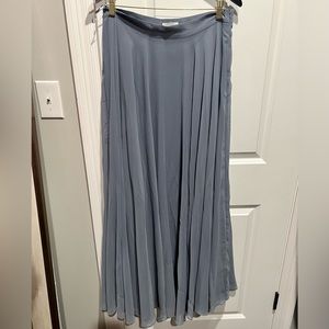 Steel blue long skirt XL